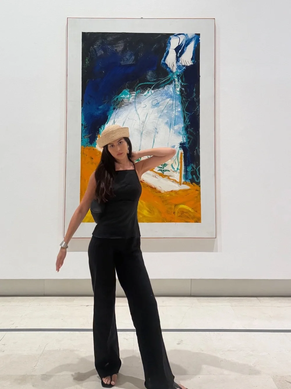 Reformation Black Finley Top and Matching Bottoms